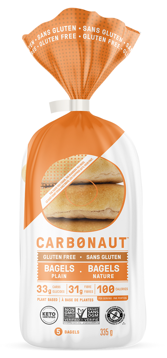 Carbonaut Gluten Free Plain Bagels 335gm