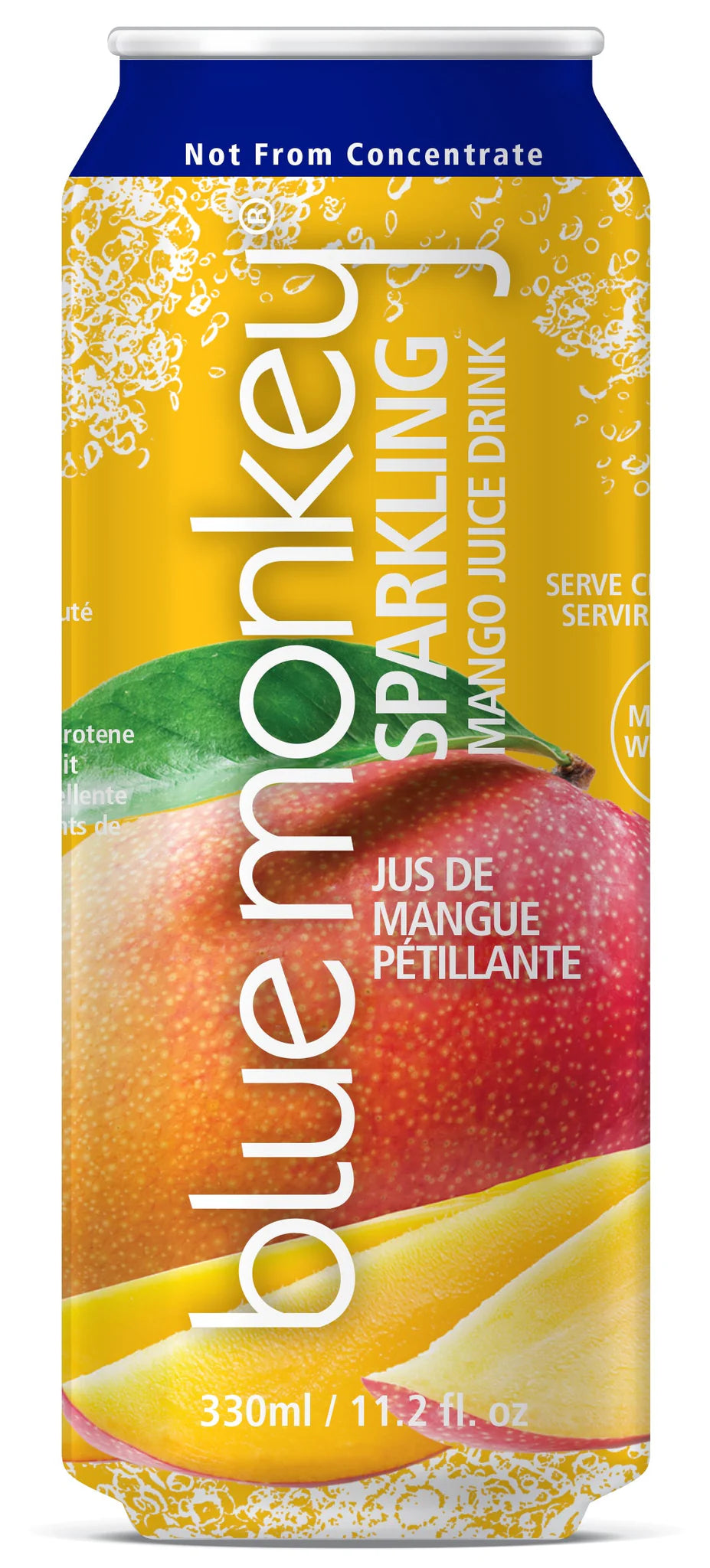 Blue Monkey Sparkling Mango Juice 330ml