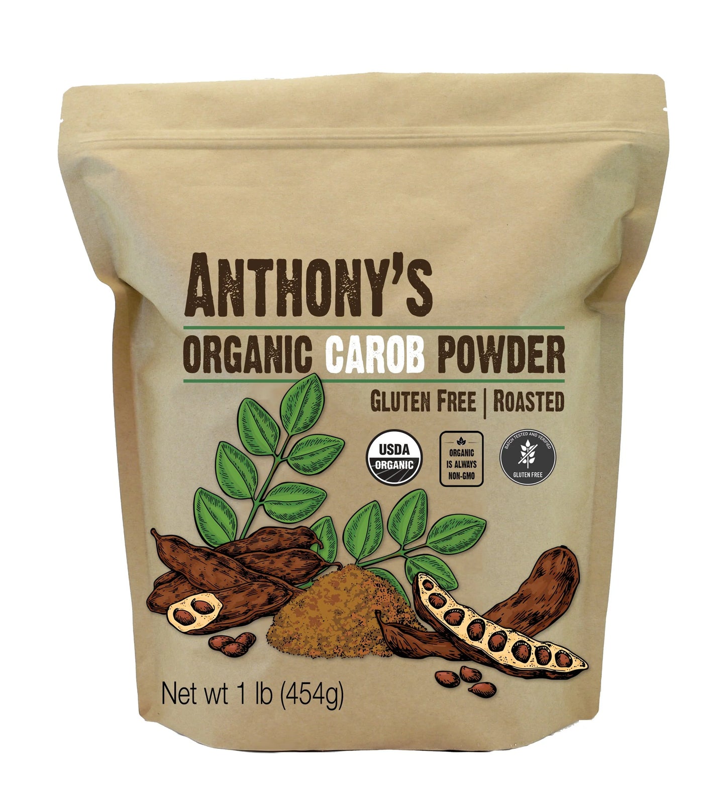 Anthony's Organic Carob Powder 454gm