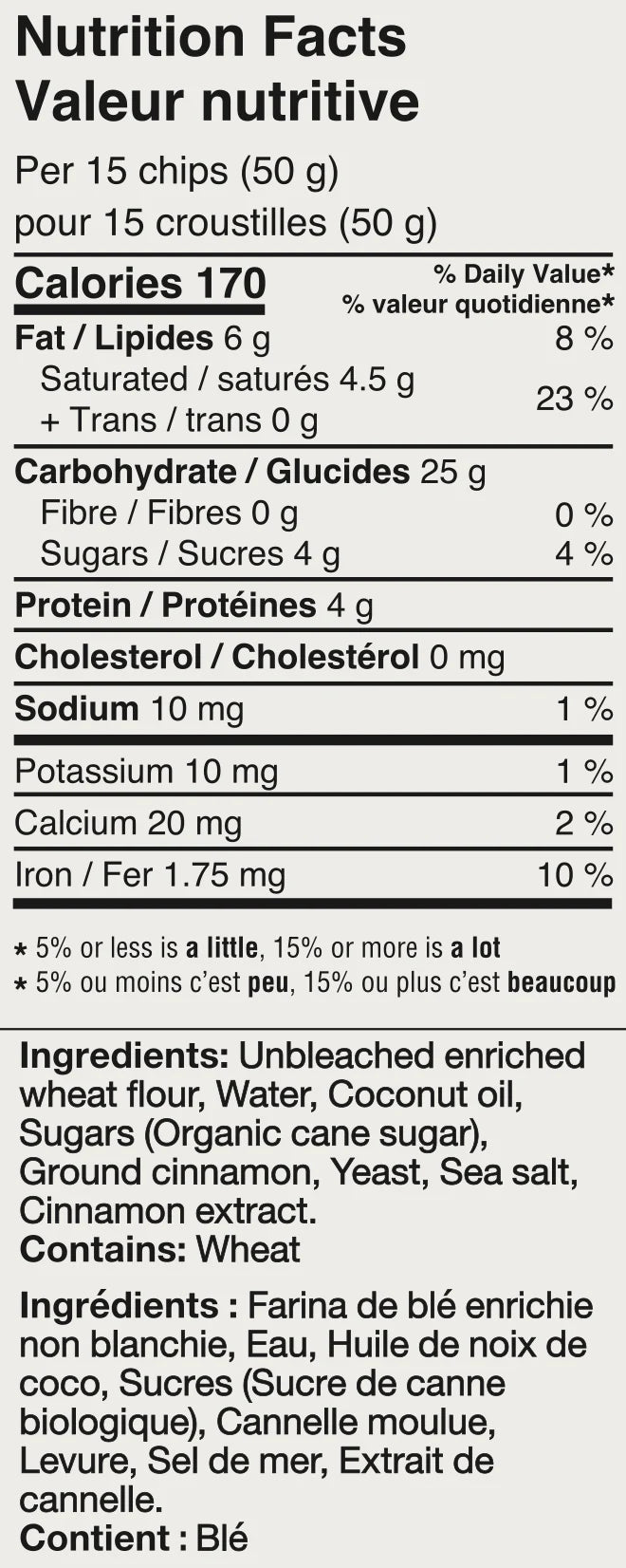 Cedar Valley Selections Cinnamon Sugar Pita Chips 180gm