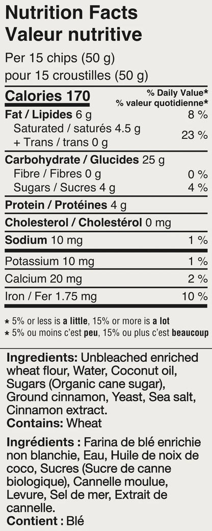 Cedar Valley Selections Cinnamon Sugar Pita Chips 180gm