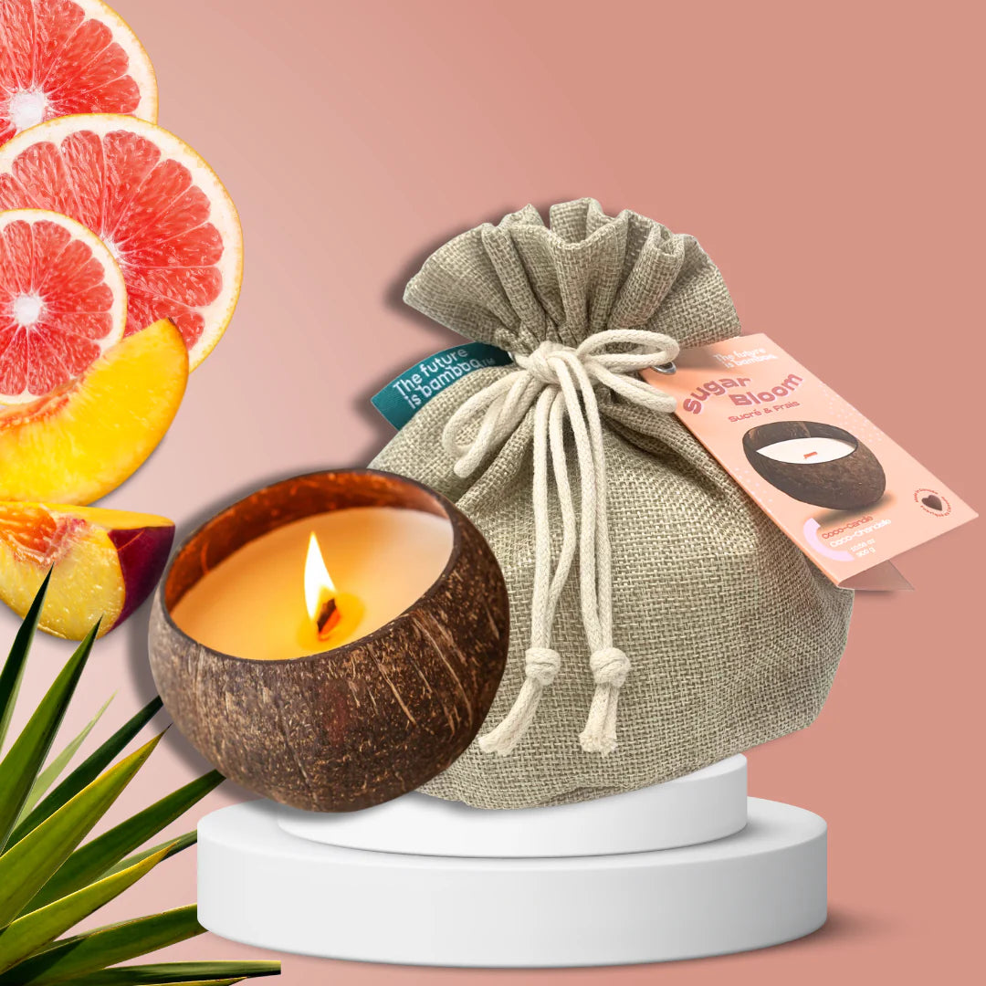 The Future is Bamboo Sugar Bloom Coco Candle
