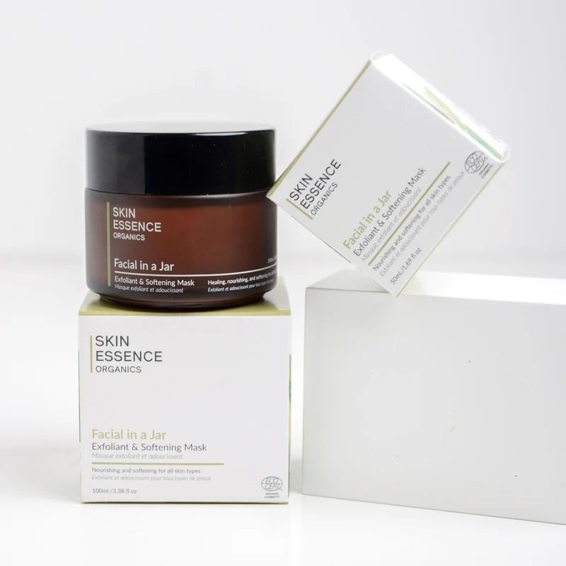 Skin Essence Organics Facial in a Jar Exfoliant and Softening Mask 50ml