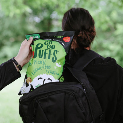 GoGo Quinoa Dill Pickle Puffs 113gm