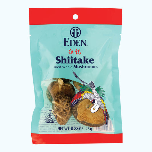 Eden Shitake Mushrooms Whole 25 g