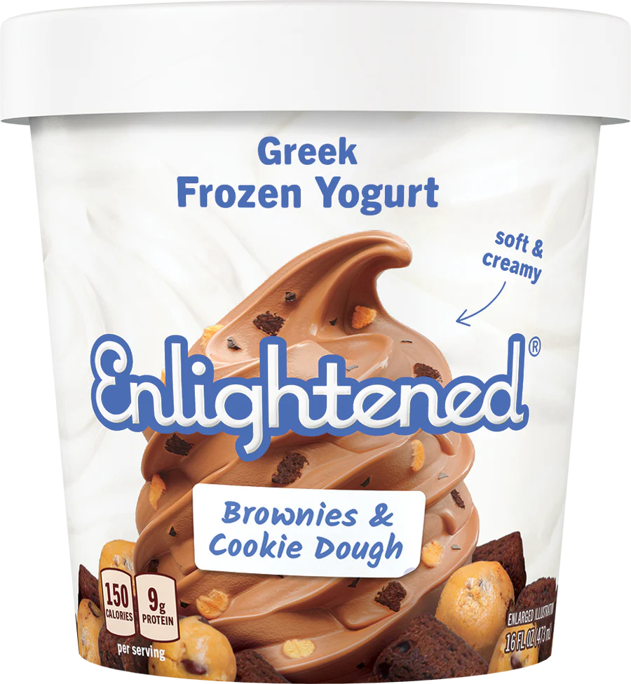 Enlightened Brownies and Cookie Dough Ice Cream 473ml