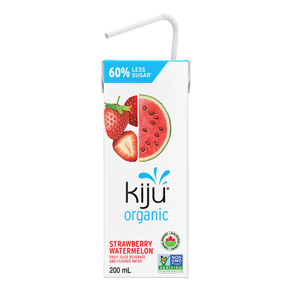 Kiju Organic Strawberry Watermelon Juice 4ct (4x200ml)