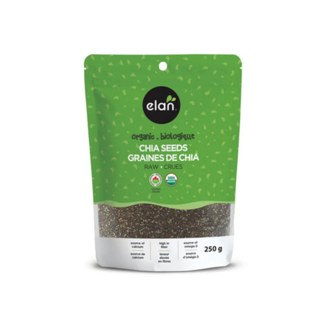Elan Organic Chia Seeds 250gm