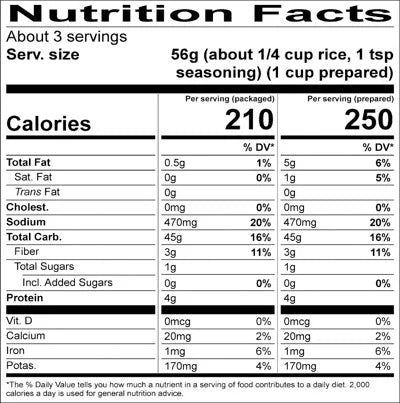 Lundberg Organic Whole Grain Rice and Wild Rice Garlic Basil 170g