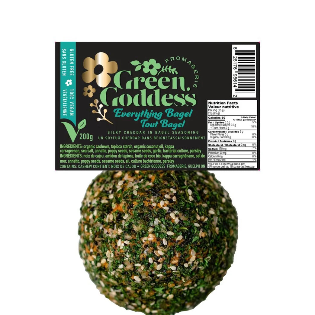 Green Goddess Vegan Everything Bagel Cheeseball 200gm