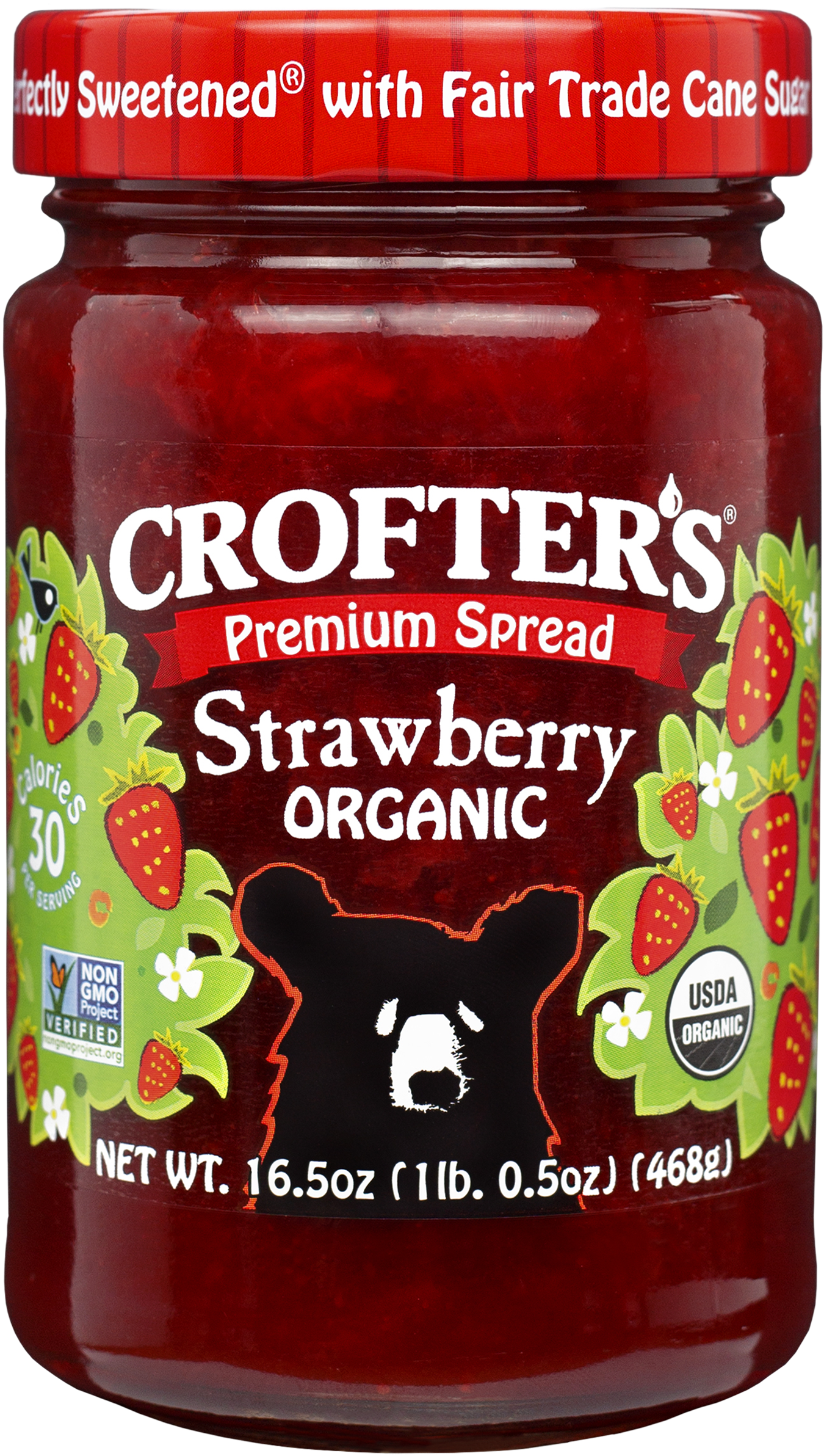 Crofter's Organic Strawberry Premium Spread 383ml