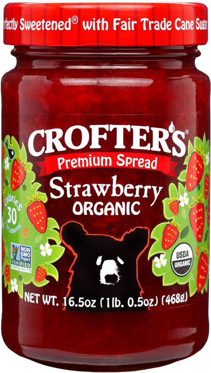 Crofter's Organic Strawberry Premium Spread 383ml