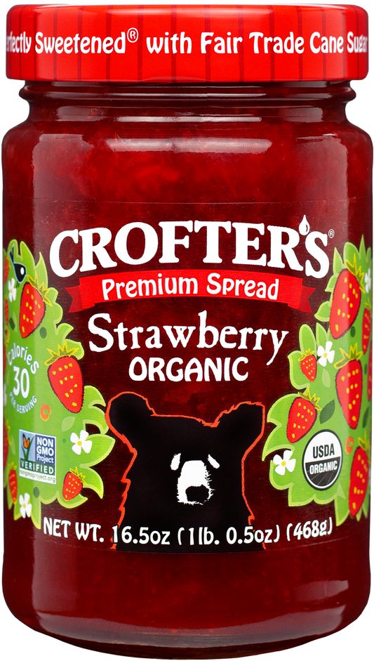 Crofter's Organic Strawberry Premium Spread 383ml