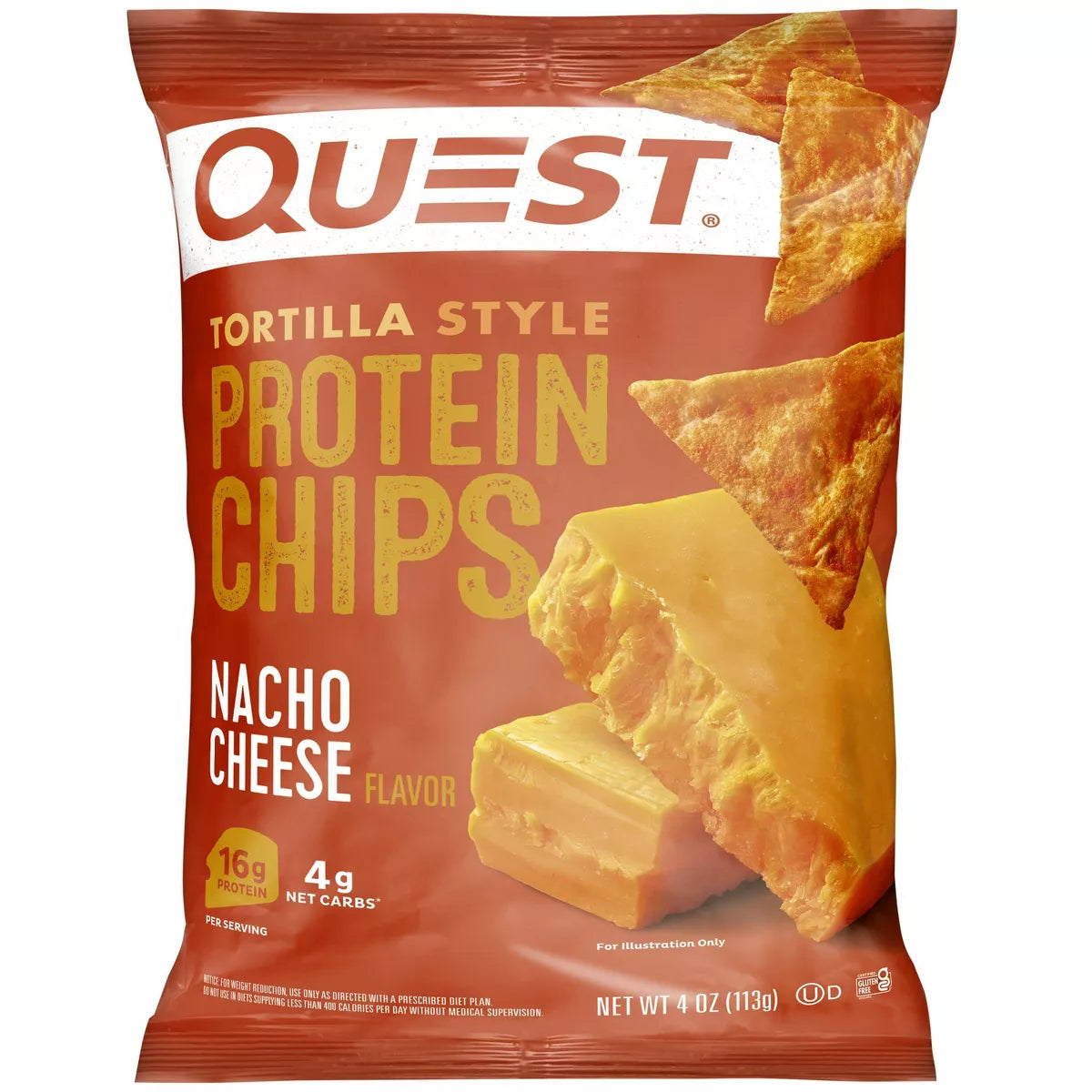 Quest Nacho Tortilla Chips 4 oz