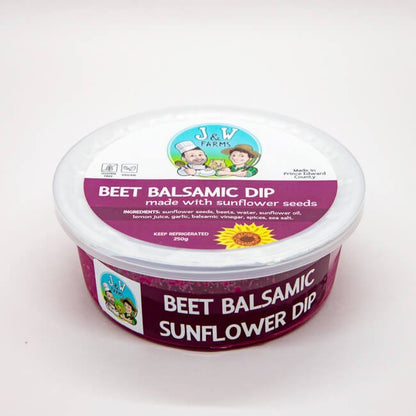 J & W Farms Sunflower Seed Beet Balsamic Dip 250ml
