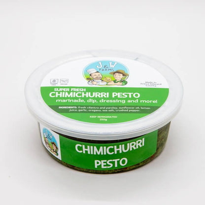 J & W Farms Sunflower Seed Chimichurri Pesto 250ml