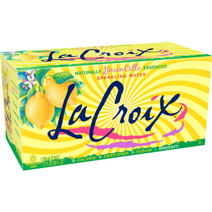 La Croix Limon Cello Sparkling Water 8 Pack