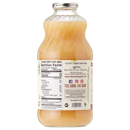 Lakewood Organic Pure Lemon 946ml