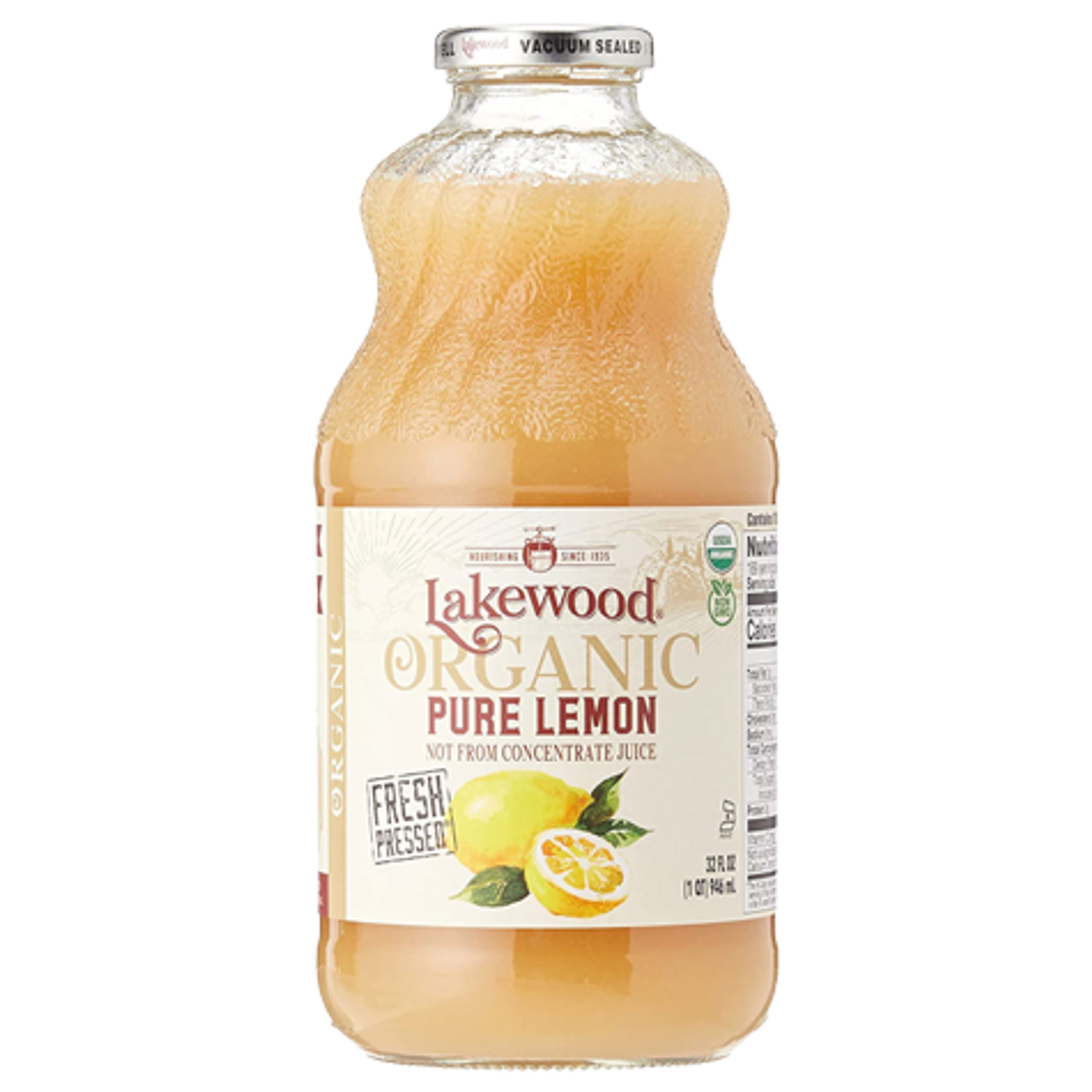 Lakewood Organic Pure Lemon 946ml