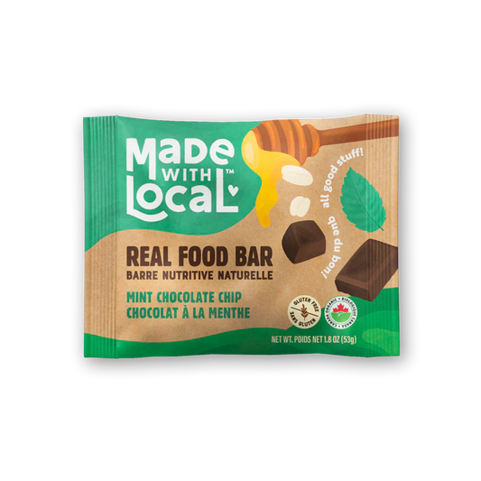Made with Local Chocolate Mint Chip Real food bar 53gm