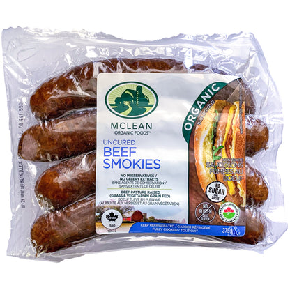 Mclean Organic Beef Smokies