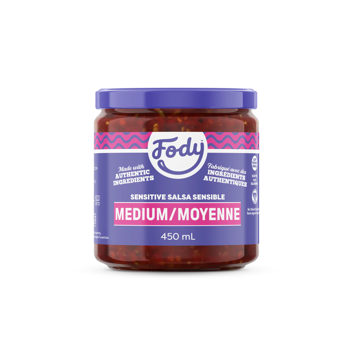 Fody Fodmap Medium Salsa 450ml
