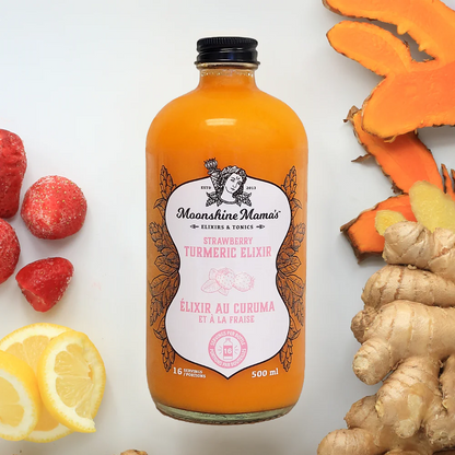Moonshine Mama Strawberry Turmeric Elixir Mix 500ml