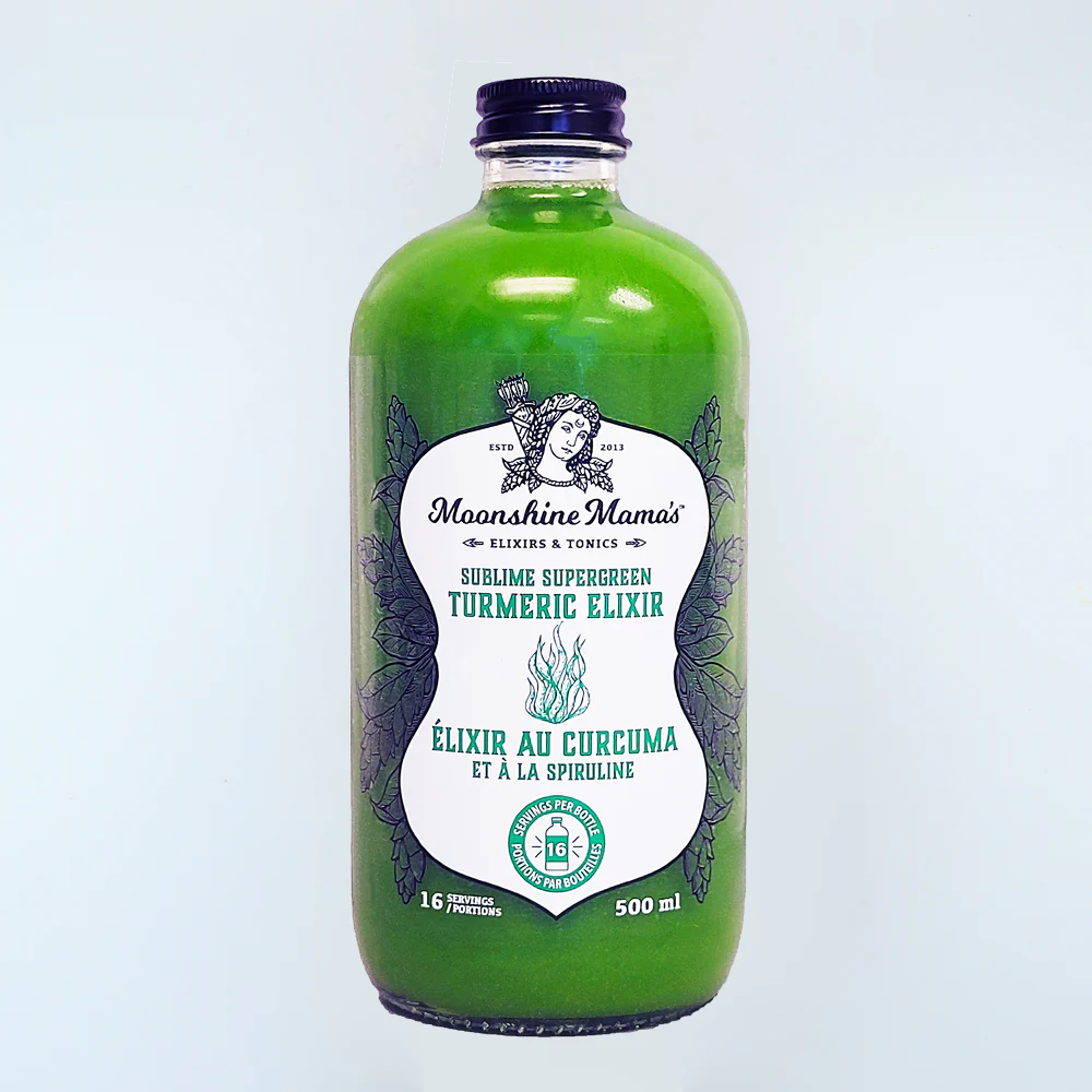 Moonshine Mama Sublime Supergreen Turmeric 500ml