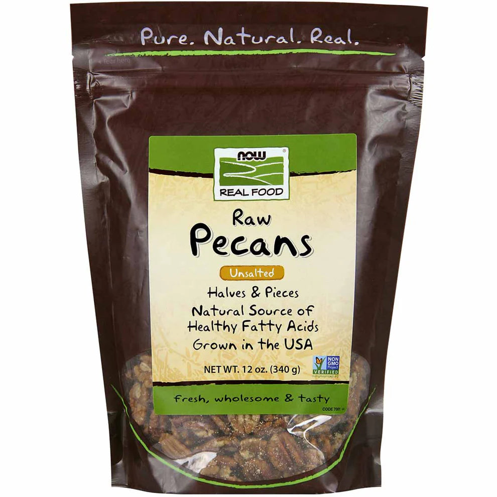 NOW Raw Pecans 340g