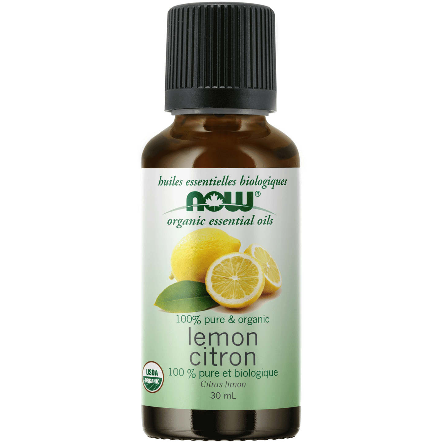 Now Organic Lemon Essential Oil 30ml