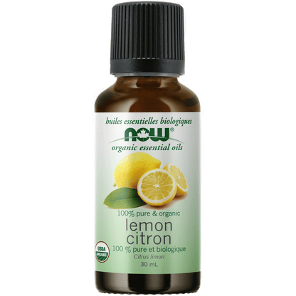 Now Organic Lemon Essential Oil 30ml
