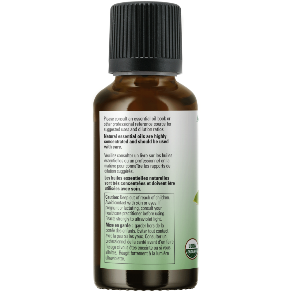 Now Organic Lemon Essential Oil 30ml