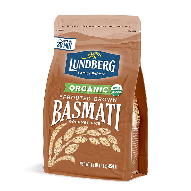 Lundberg Sprouted Brown Basmati Rice 454g