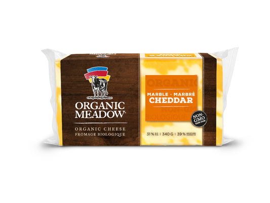 Organic Meadow Marble Cheese Block 340g