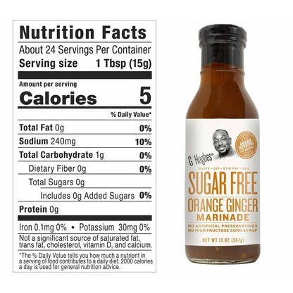 G Hughes Orange Ginger Marinade 367g