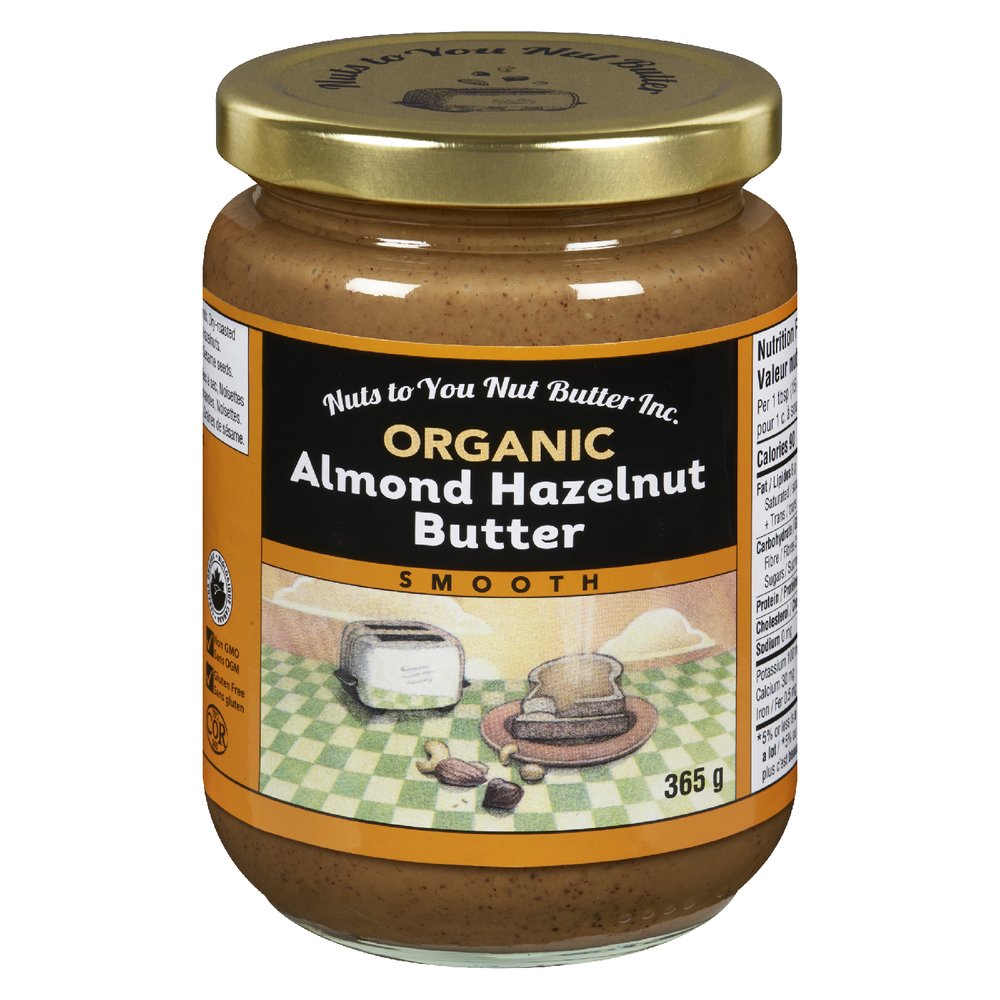 Nuts to You Organic Almond Hazelnut Smooth Butter 365g