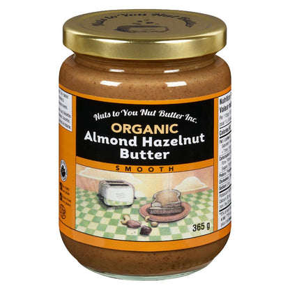 Nuts to You Organic Almond Hazelnut Smooth Butter 365g