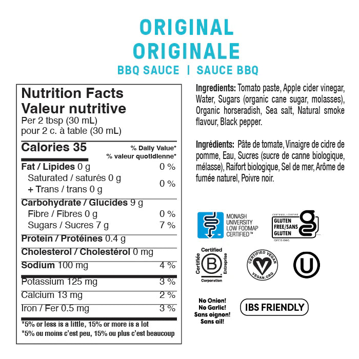 Fody Fodmap Original BBQ Sauce 296mL
