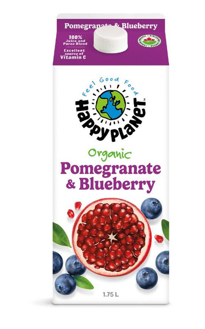 Happy Planet Organic Pomegranate and Blueberry Juice  1.75L