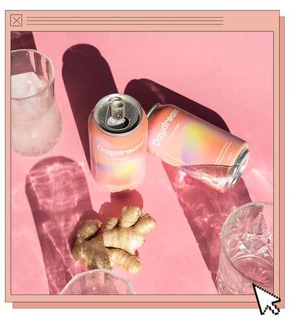 Day Dream Peach Ginger Sparkling Water