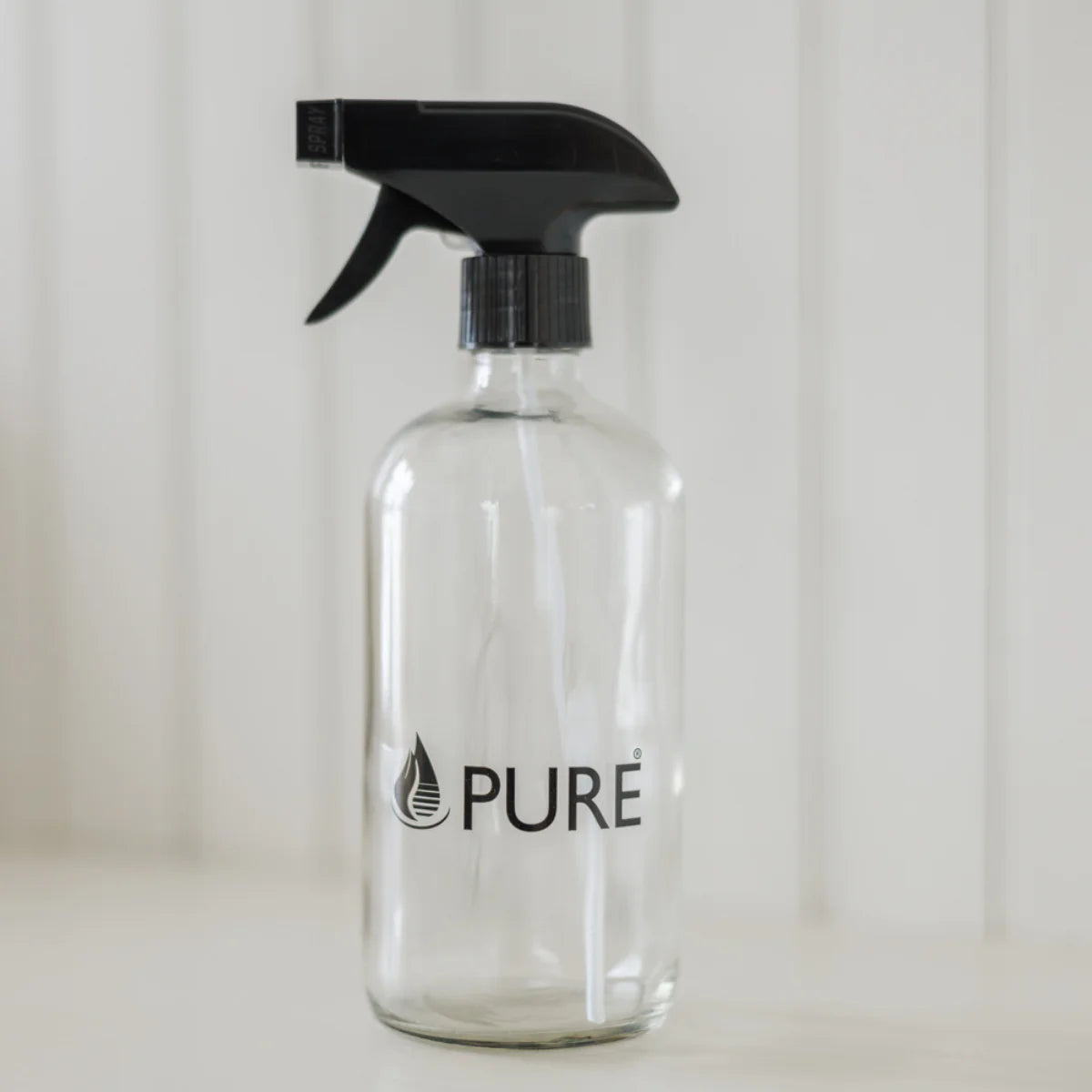 Pure Bio empty Glass Bottle with Sprayer 500ml