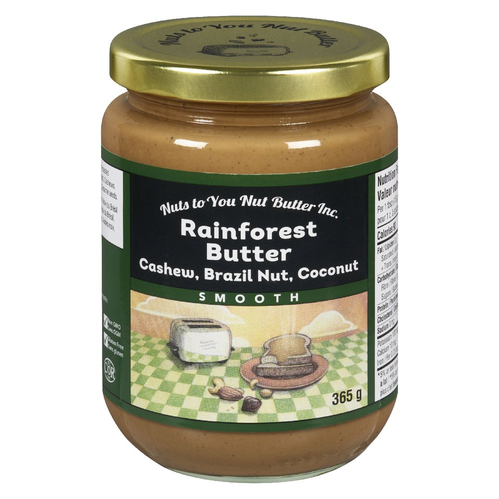 Nuts to you Rainforest Butter 365gm