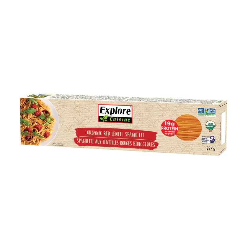 Explore Cuisine Organic Red Lentil Spaghetti 227gm