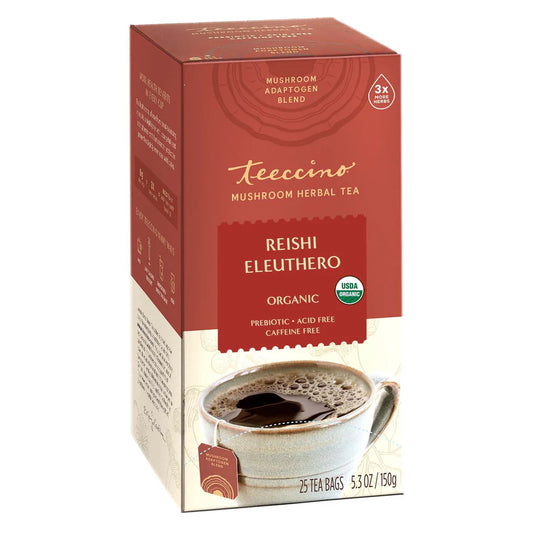 Teeccino Reishi Eleuthero Mushroom Tea 10ct