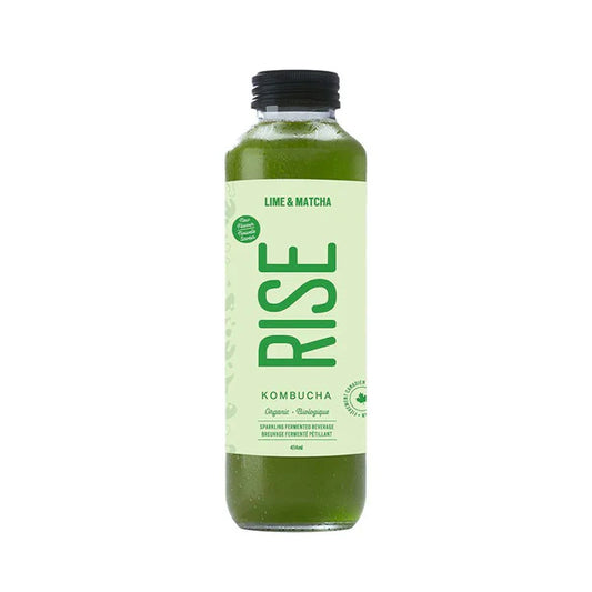 Rise Lime & Matcha Kombucha 414ml