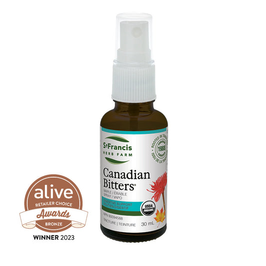 St Francis Herb Farm Canadian Bitters Maple Spray 30ml