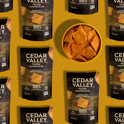 Cedar Valley Selections Classic Spice Pita Chips 180gm