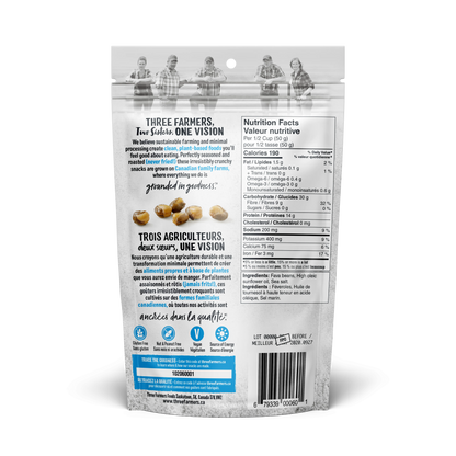 Three Farmers Roasted Fava Beans Sea Salt 140gm