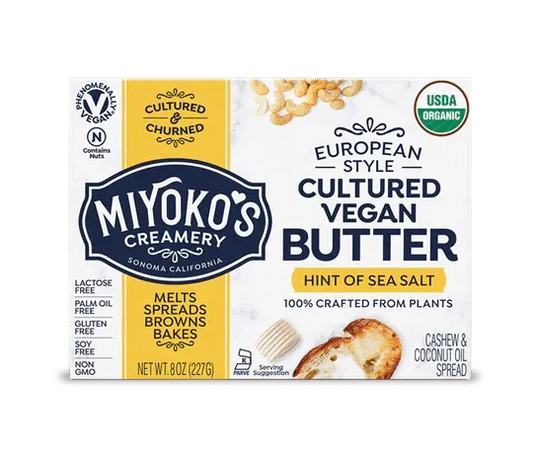 Miyoko's Kitchen European Style Cultured Vegan Butter 227g