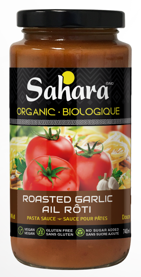 Sahara Organic Roasted Garlic Pasta Sauce 740ml